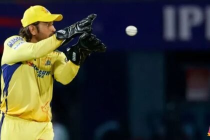 CSK wicketkeeper MS Dhoni achieves another milestone.(ANI)