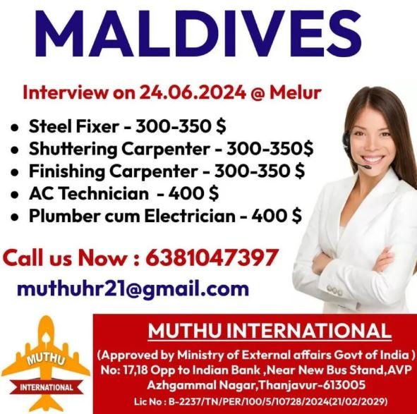 Maldives Job Opportunities