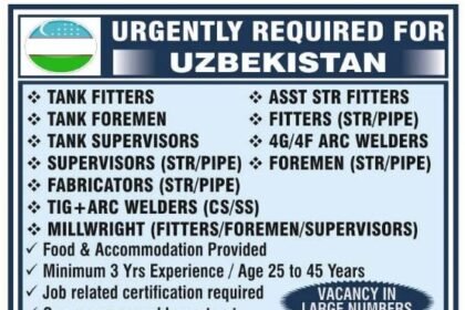 Recruitment for Uzbekistan