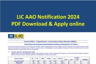 LIC AAO Recruitment 2024